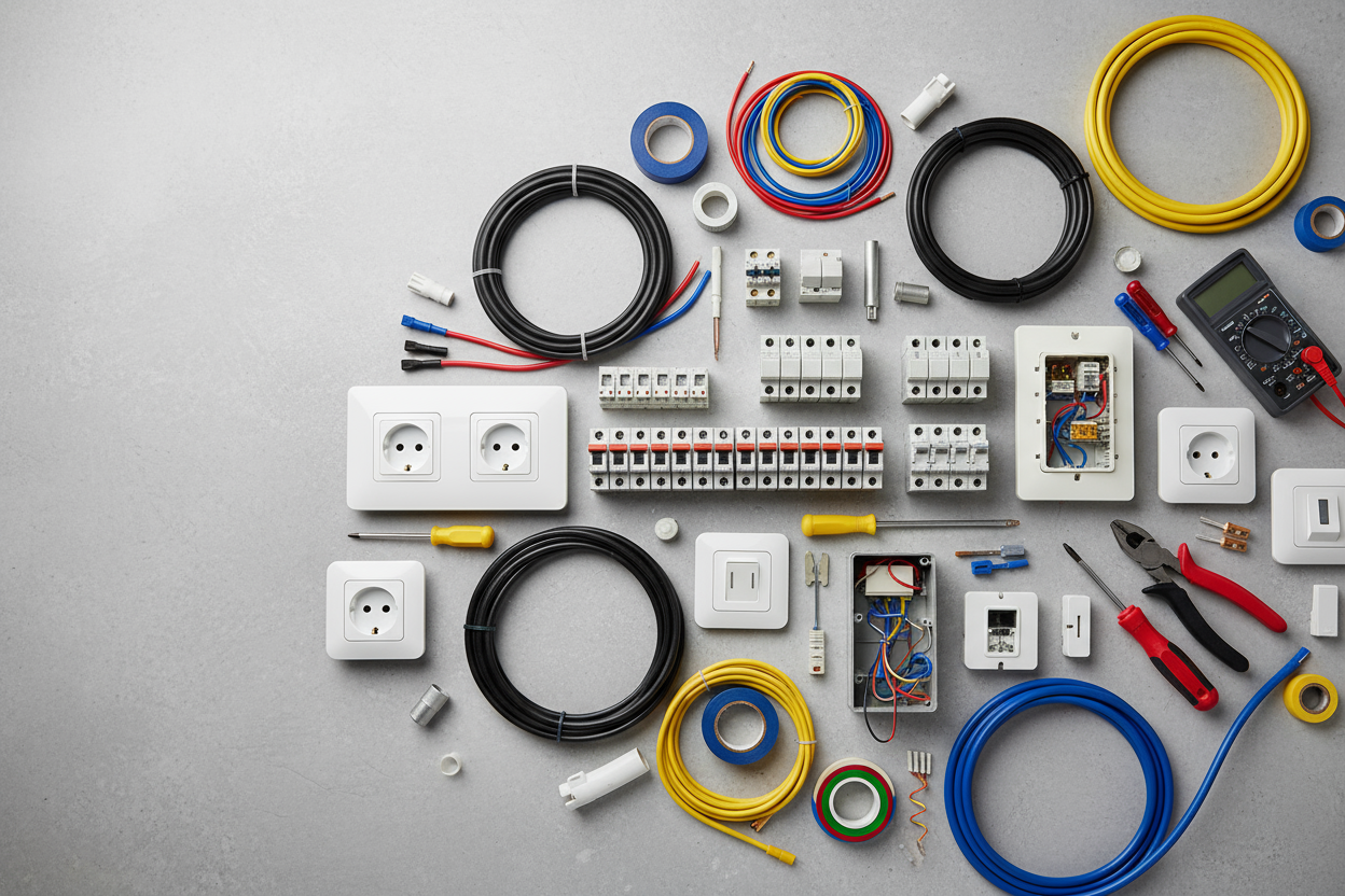 elektrık malzemeleri arka plan fotoğrafı